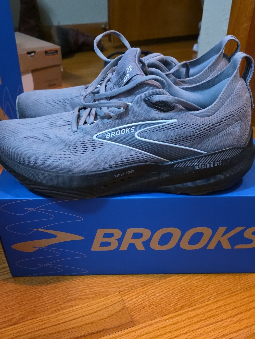 Brooks Glycerin GTS 22 Men's Running Shoes — Gray